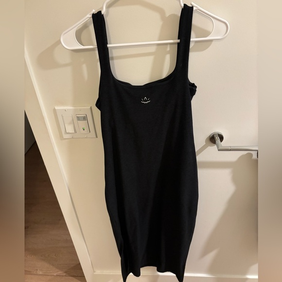 Beyond Yoga Spacedye Icon Midi Dress in Darkest Night Size M - Picture 5 of 6